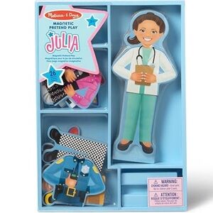 Melissa & Doug Julia Magnetic Dress-Up Doll Set - NEW